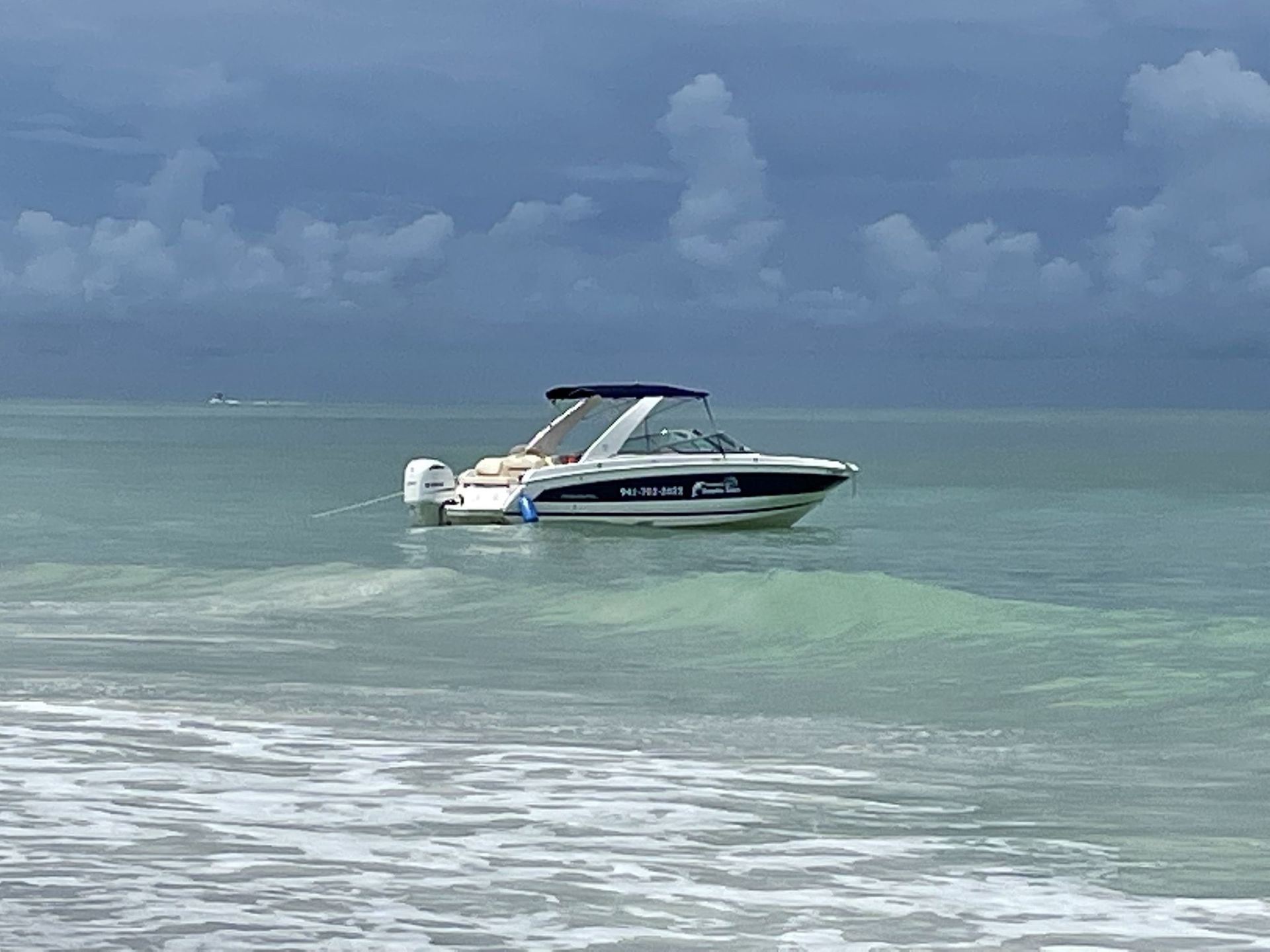 a boat on the water