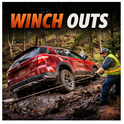 Winch out and vehicle recovery service in Davenport Florida pulling a vehicle out safely