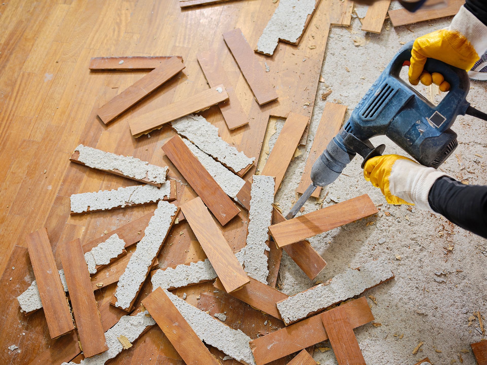 Removing Wood Floor