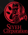 A logo for siyah corporation with a man in a circle