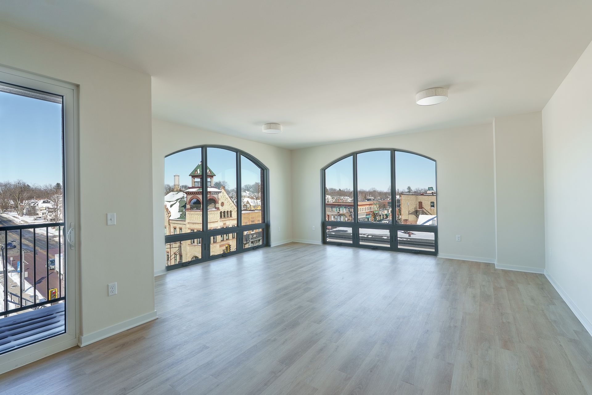 Photo of a large living room with plenty of natural lighting