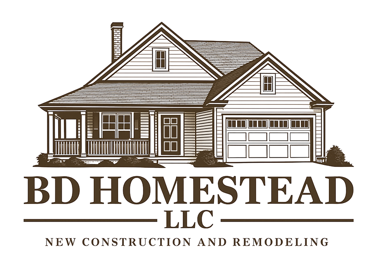Logo: Brown house illustration with