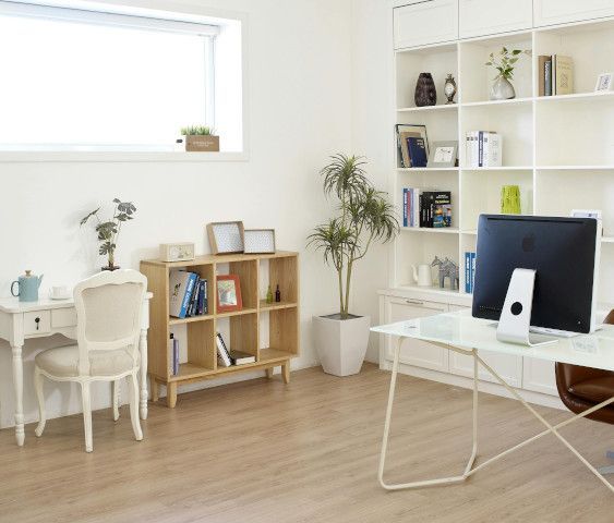 Multi-functional living space with work