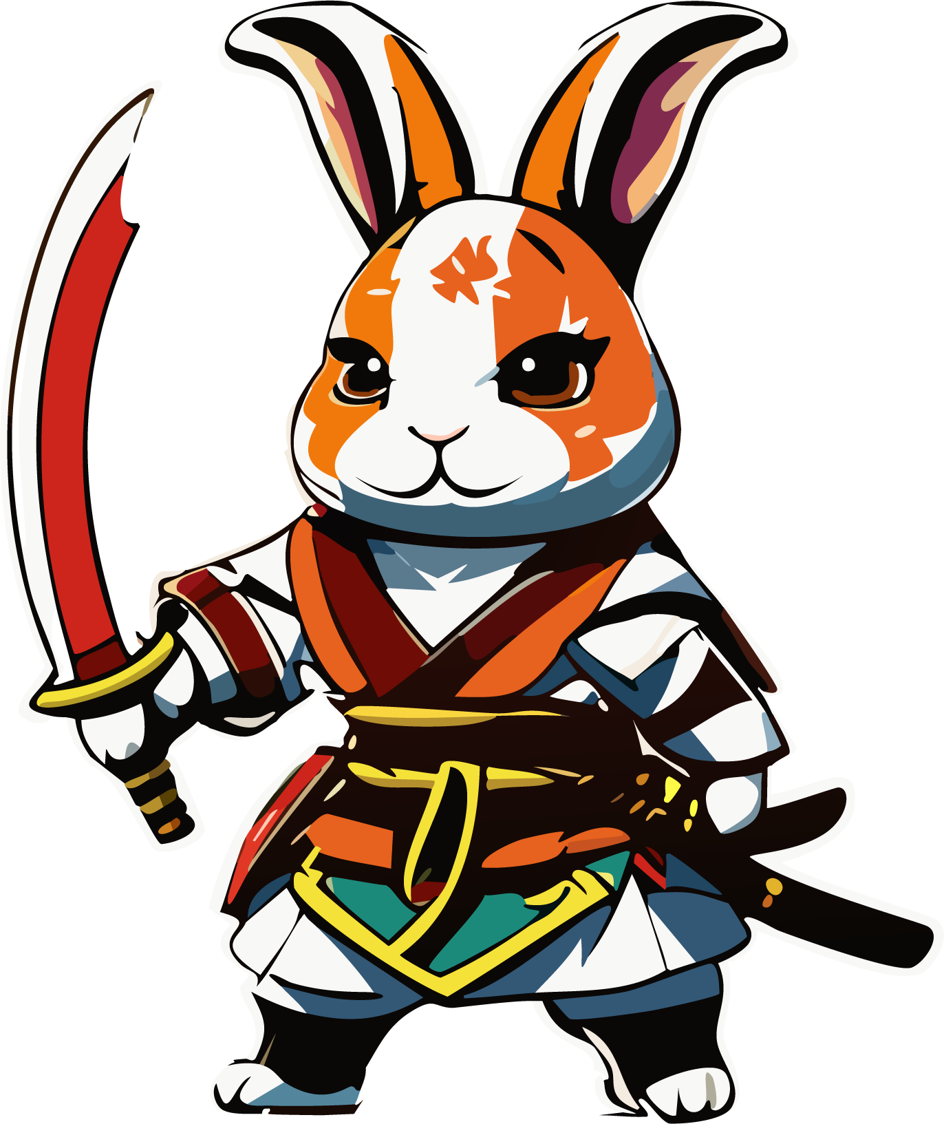 ninja samurai rabbit bunny