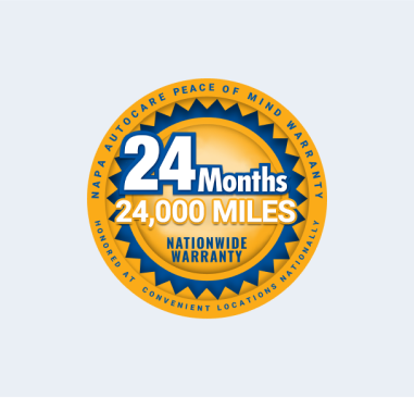 NAPA 2 Year/24K Mile Warranty - Coastal Automotive