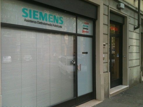 Ingresso di un rivenditore di elettrodomestici