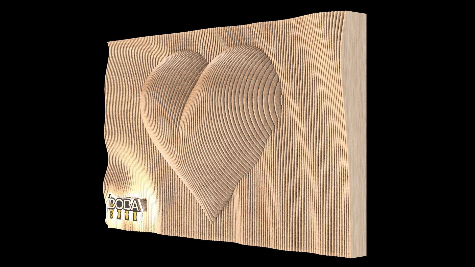 It looks like a piece of wood with a pattern on it.