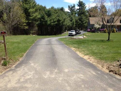 Worn Driveway - Worcester, MA