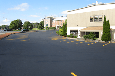 Asphalt Service — Commercial Parking AFTER  in Worcester, MA