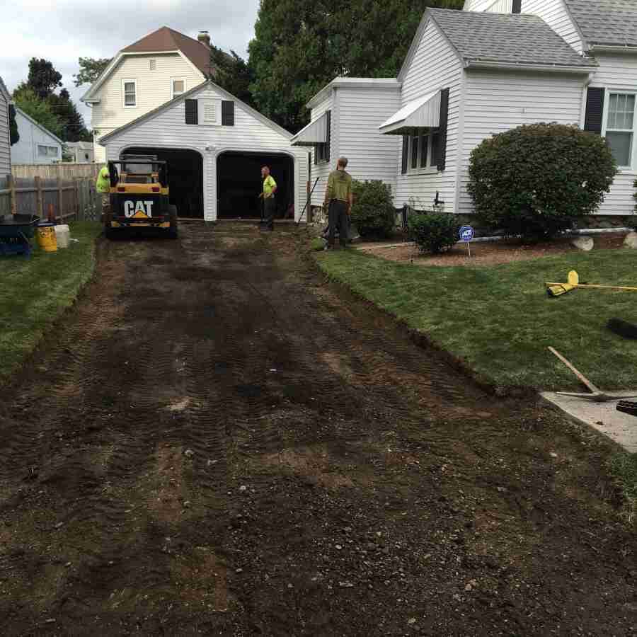 New Driveway Install before - Sealcoating in Worcester, MA