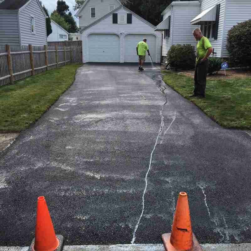 New Driveway Installation - Sealcoating in Worcester, MA