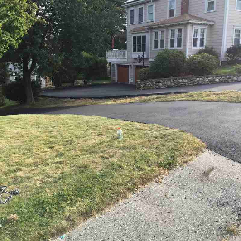 New Driveway Install 3 - Sealcoating in Worcester, MA