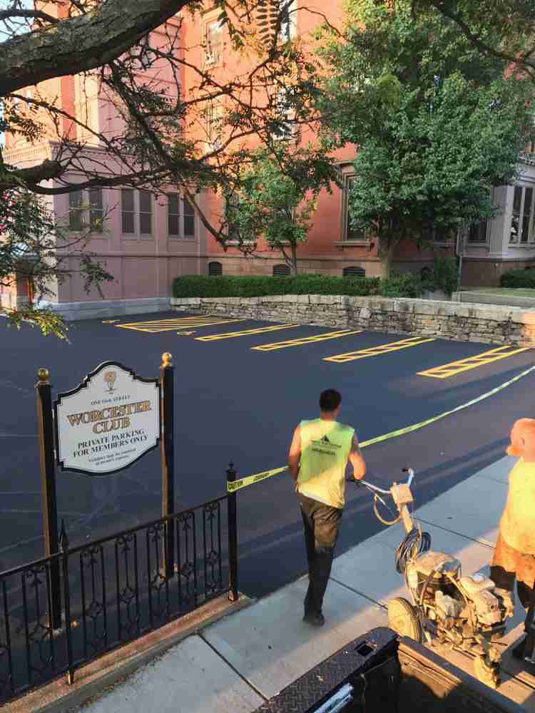 The Worcester Club - complete pic #1 - Sealcoating in Worcester, MA