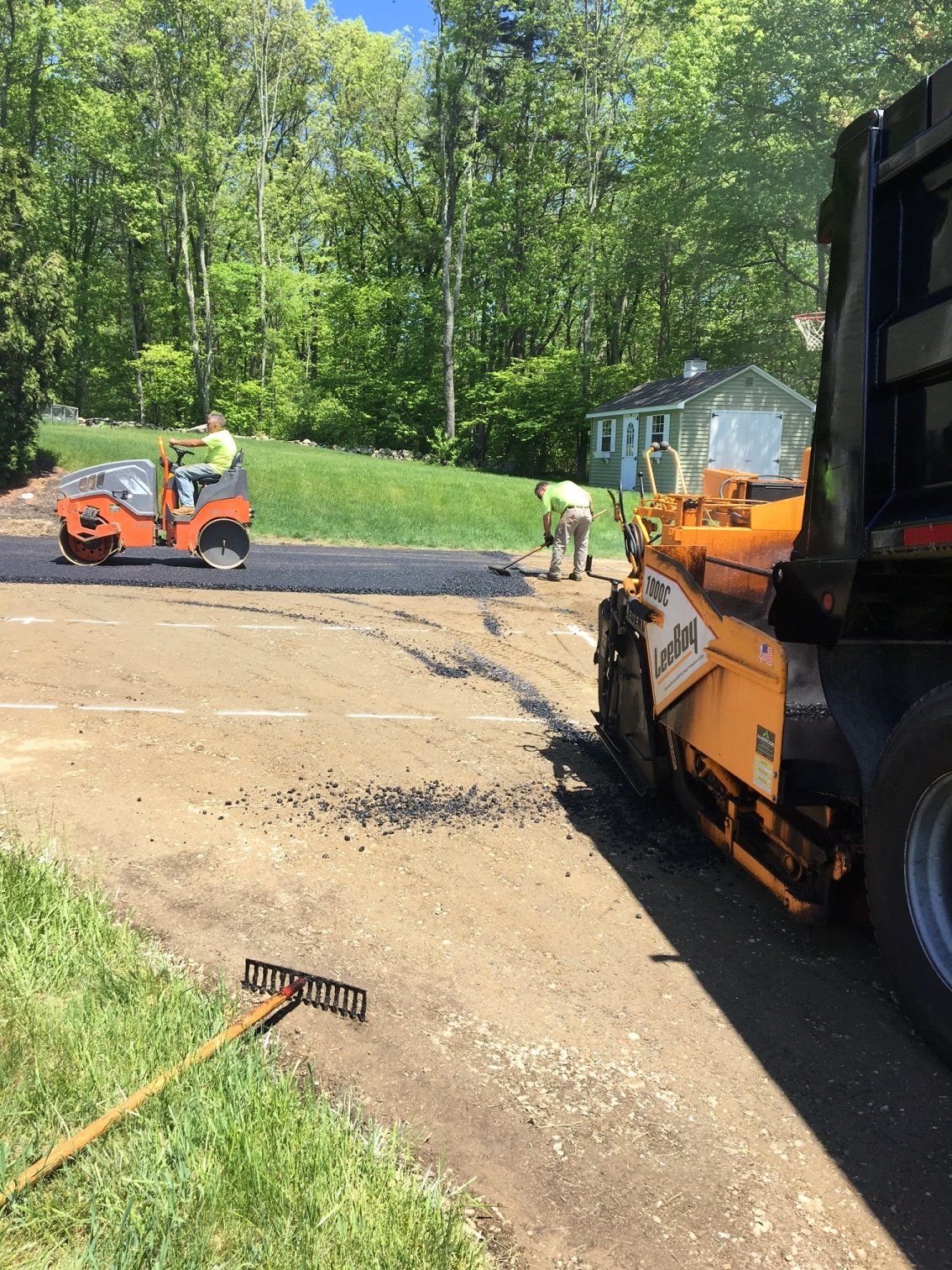 Residential Driveway — Driveway Being Paved in Worcester, MA