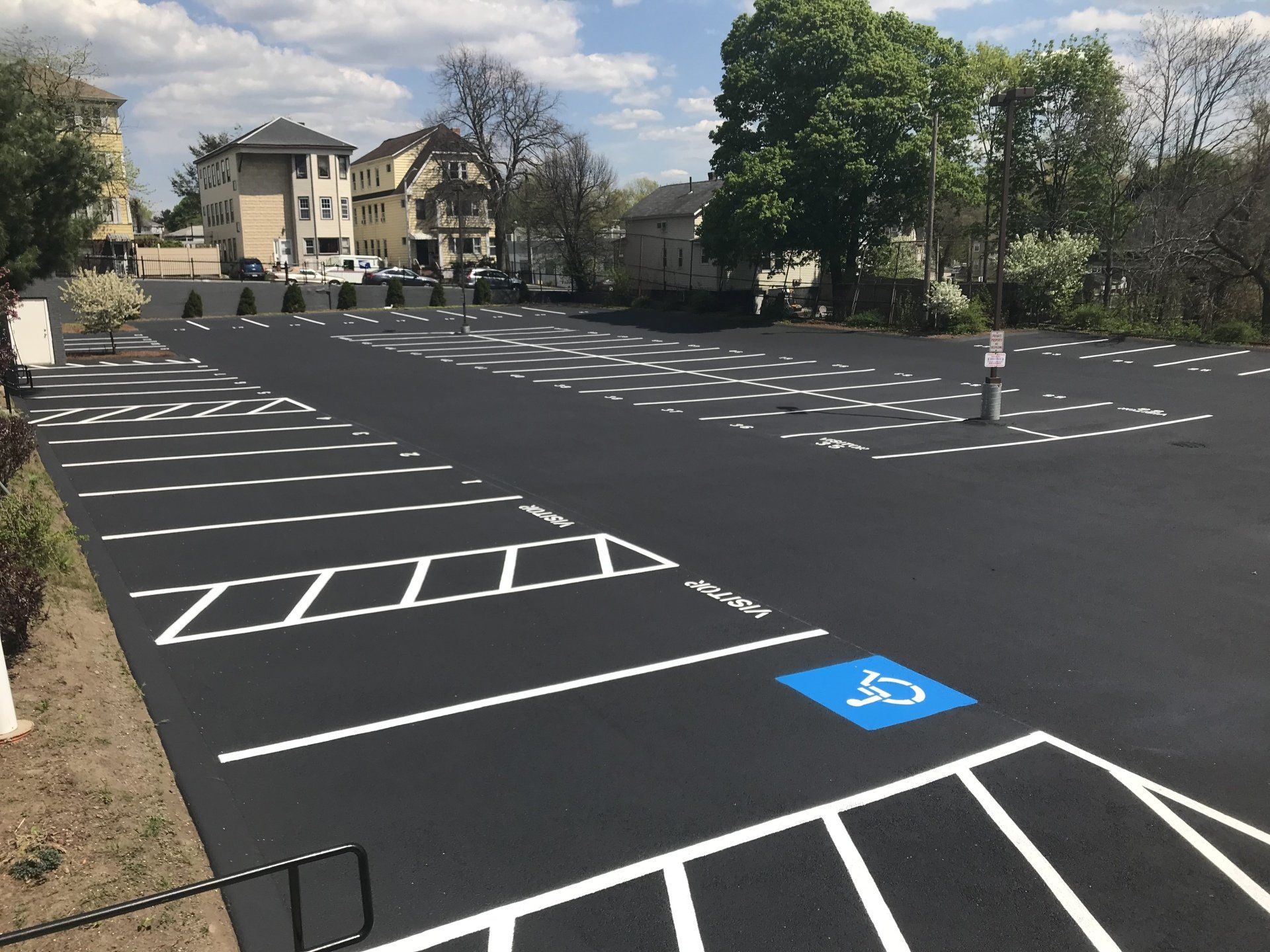 New Commercial Parking Lot — Adams St. Parking Lot in Worcester, MA