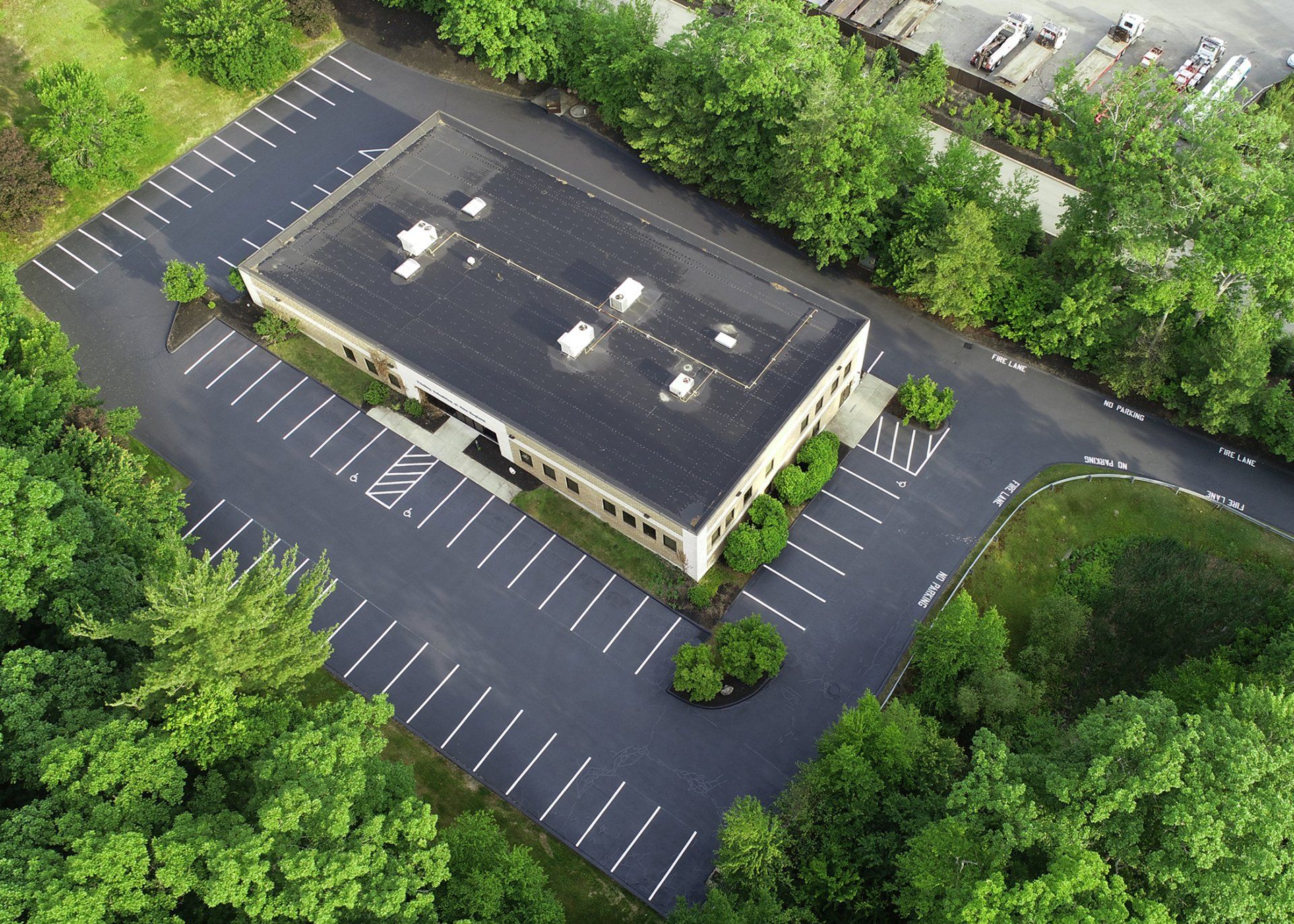 Parking Lot — Southboro Corner Top View in Worcester, MA