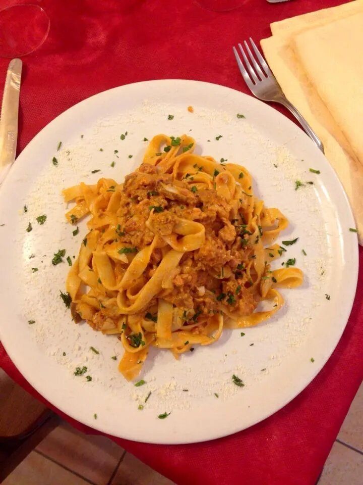 pasta del ristorante