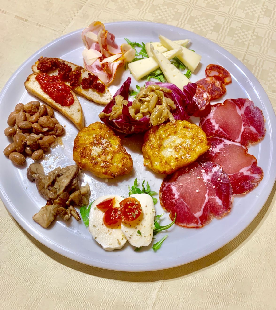 antipasto del ristorante