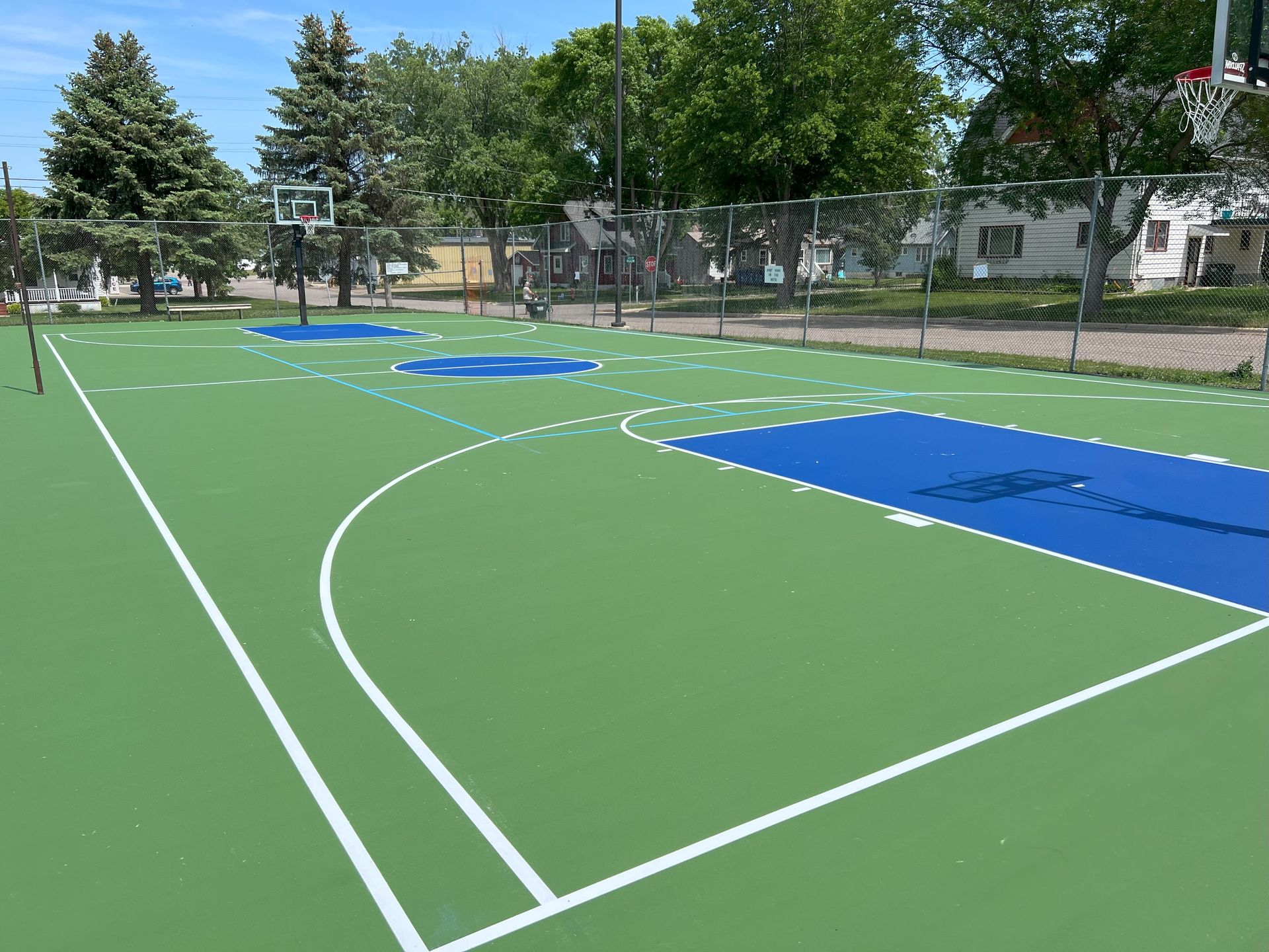 Outdoor Basketball Court