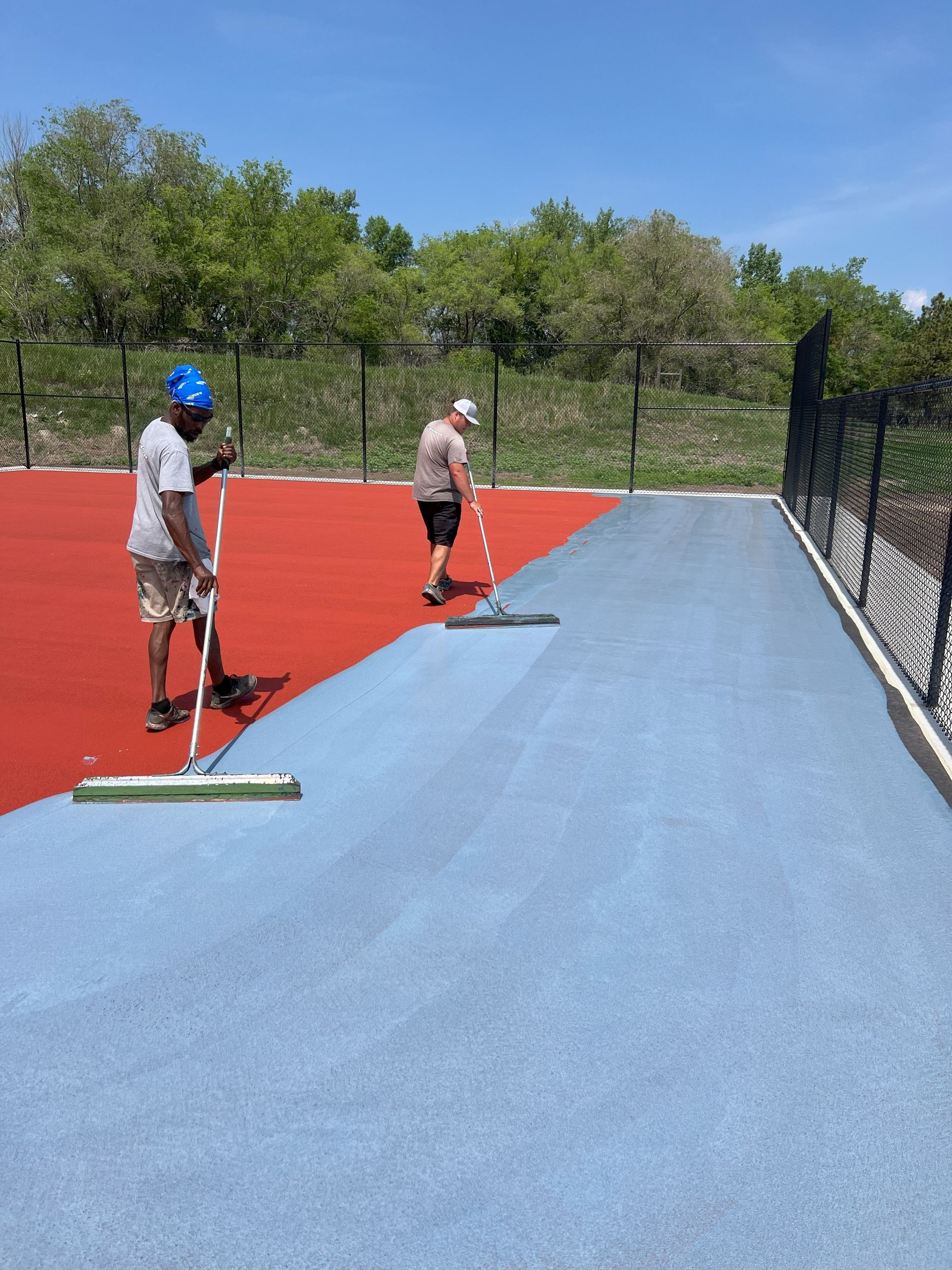 Outdoor Basketball Court