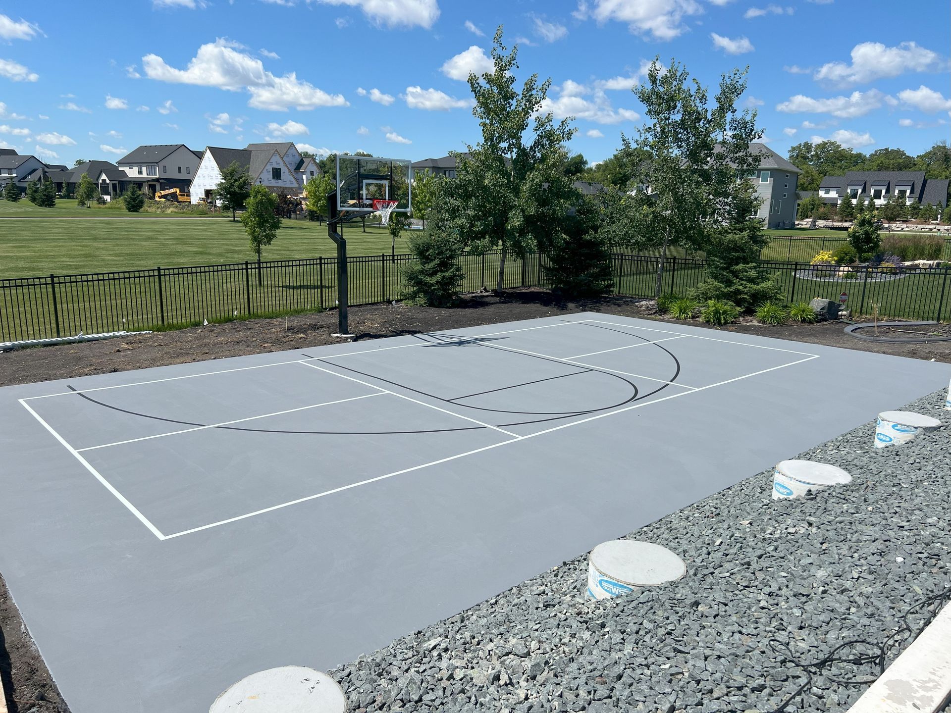 Outdoor Basketball Court