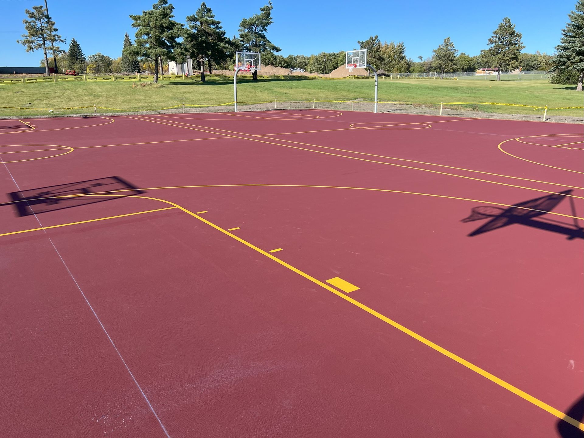 Outdoor Basketball Court