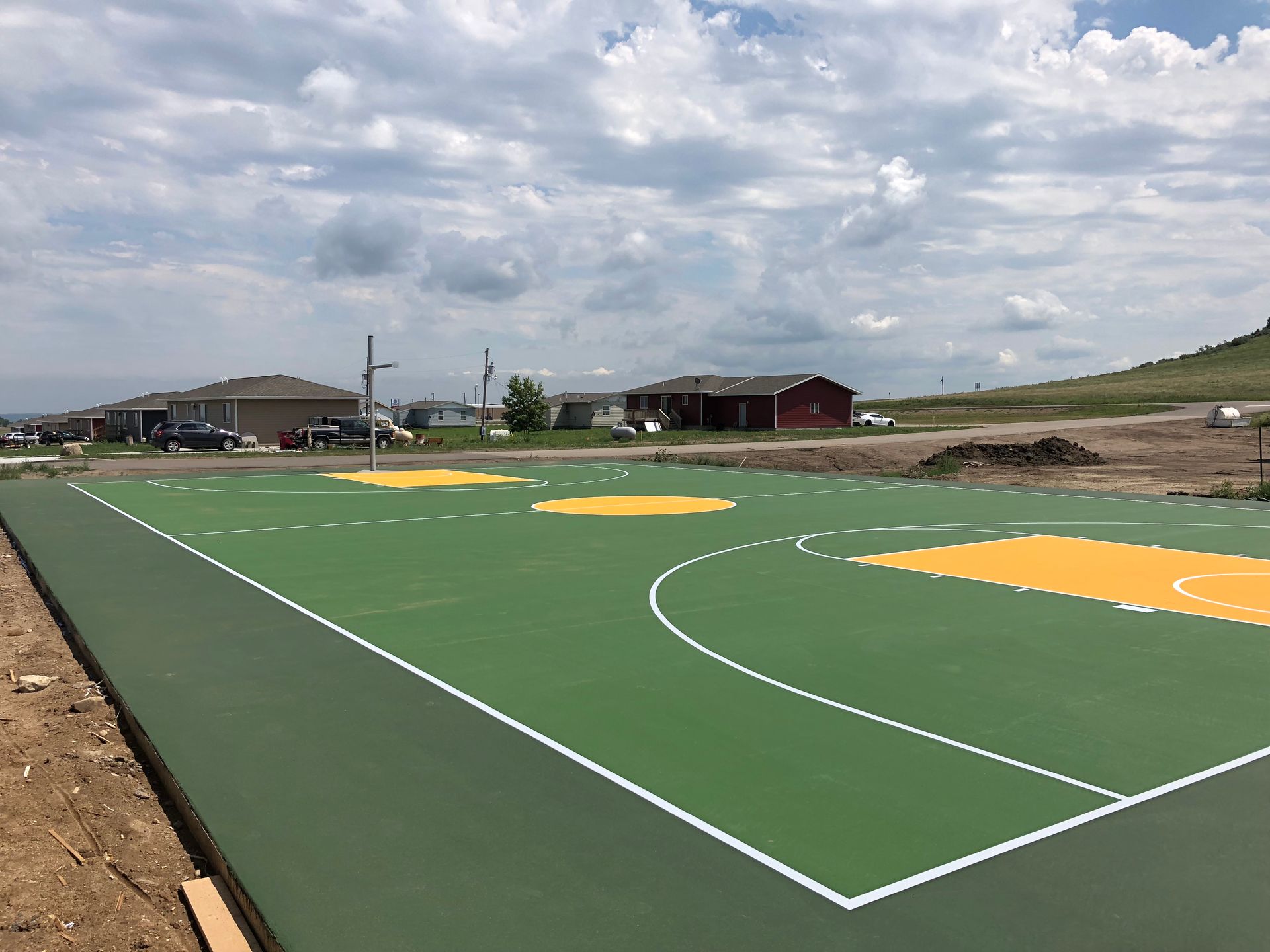 Outdoor Basketball Court
