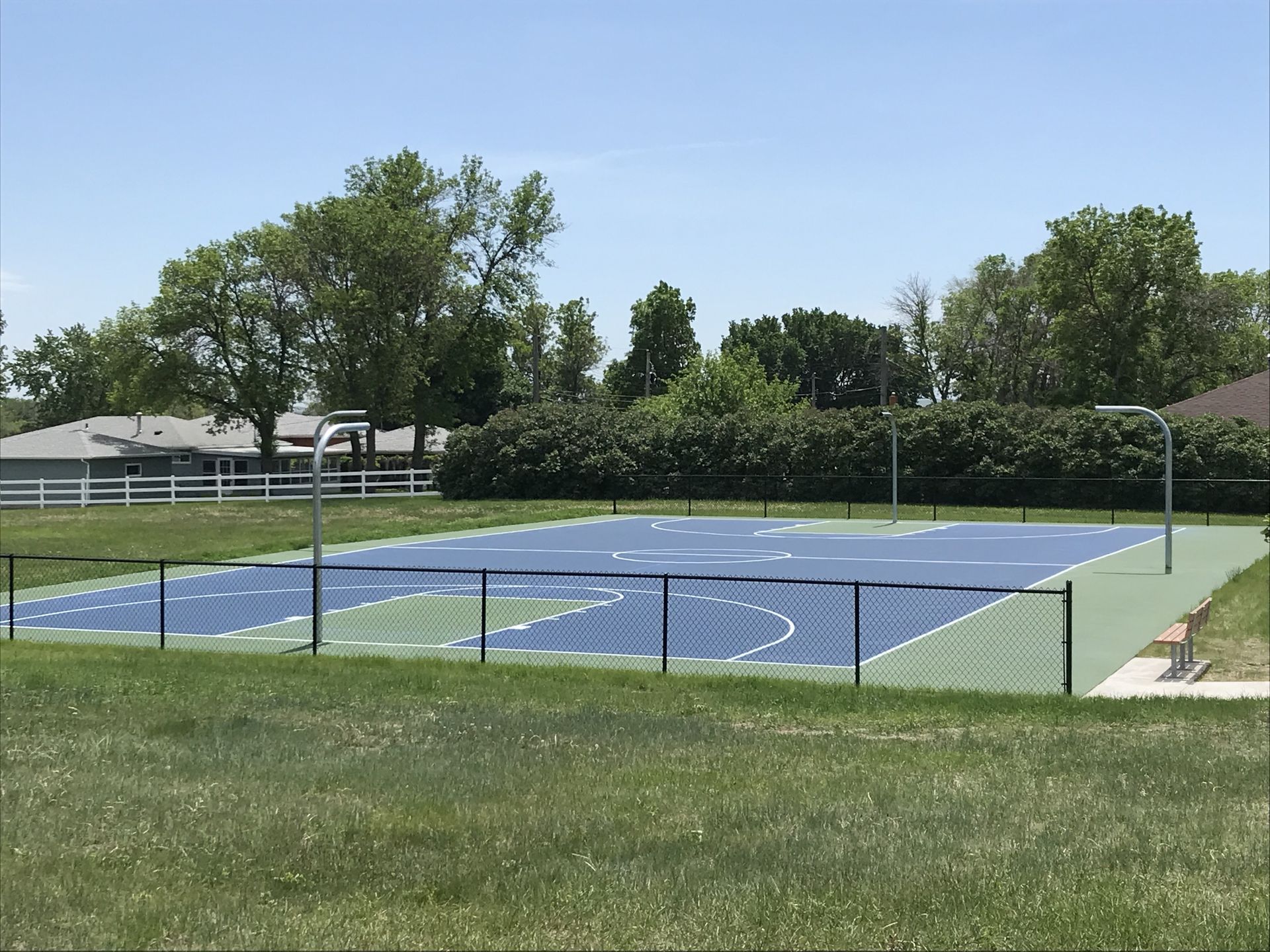 Outdoor Basketball Court