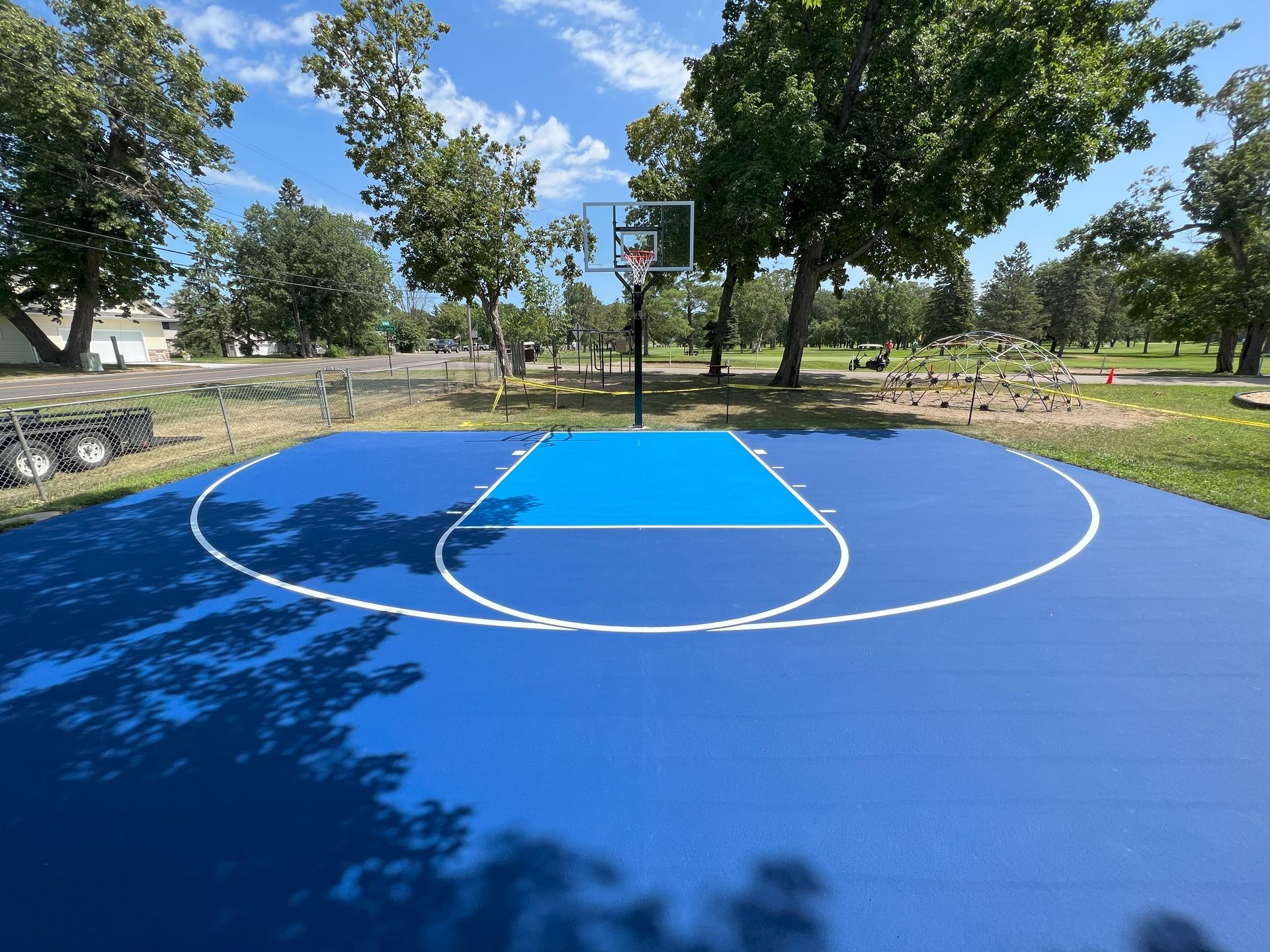 Outdoor Basketball Court