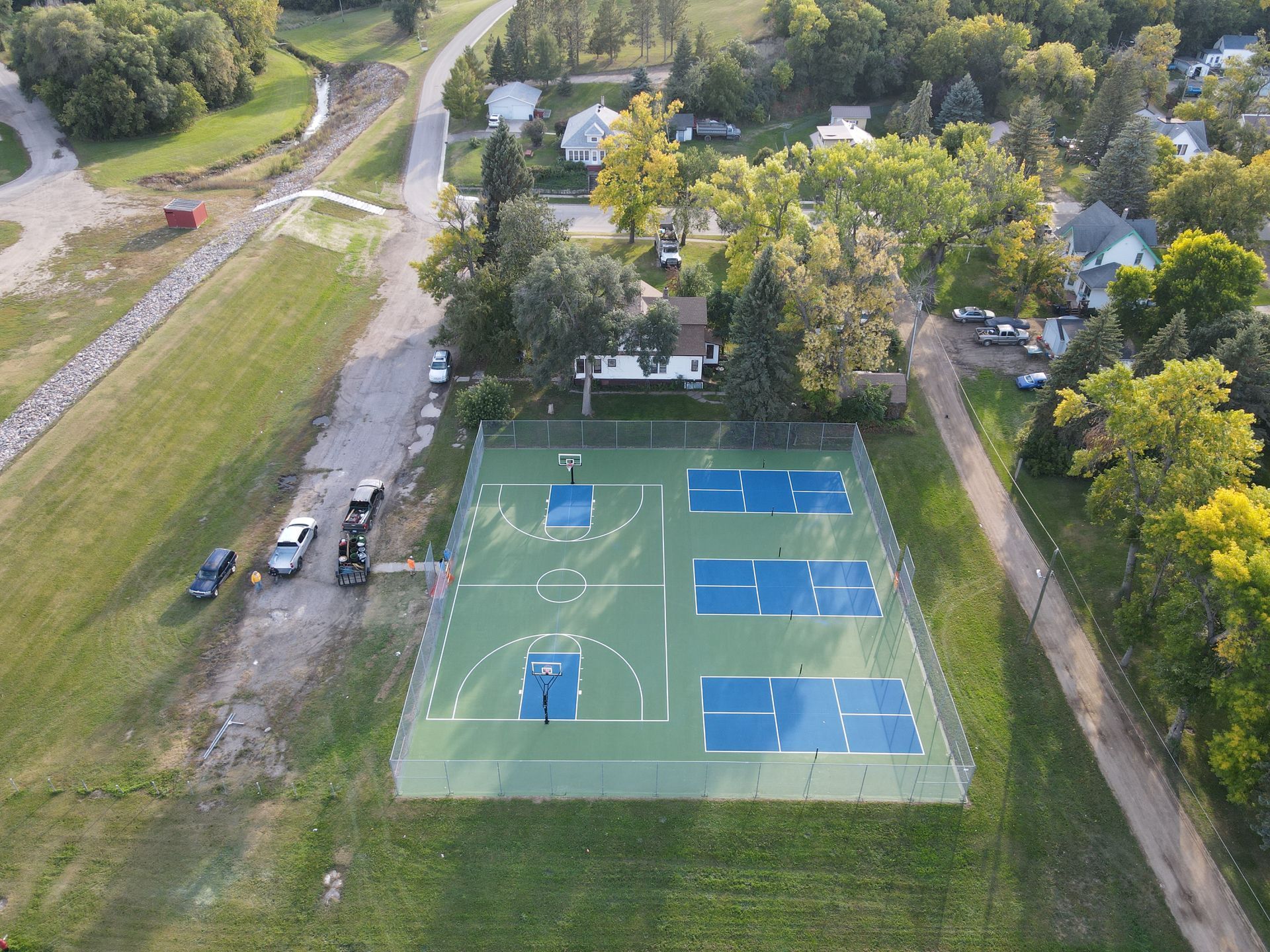 Outdoor Basketball Court