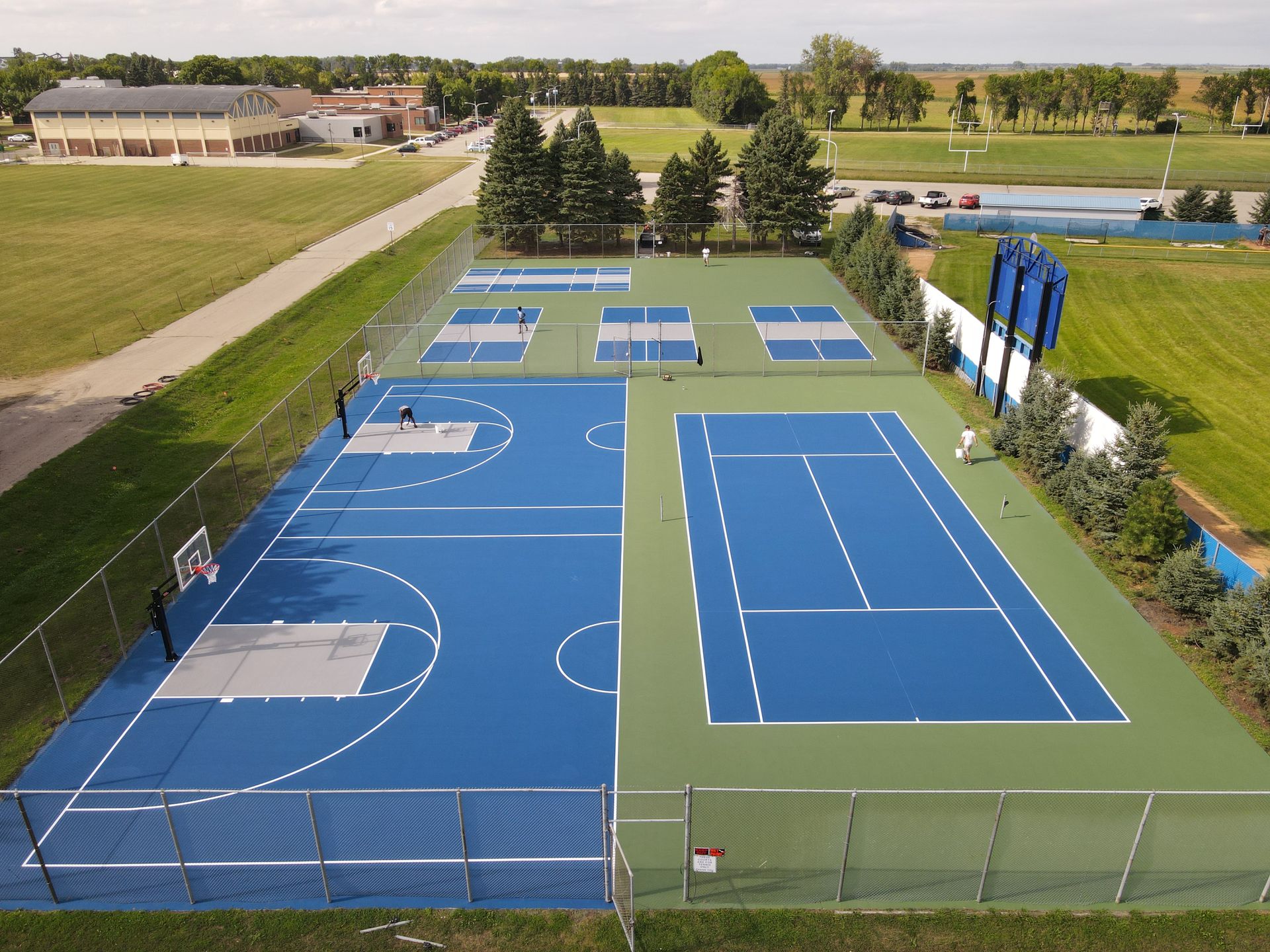 Outdoor Basketball Courts