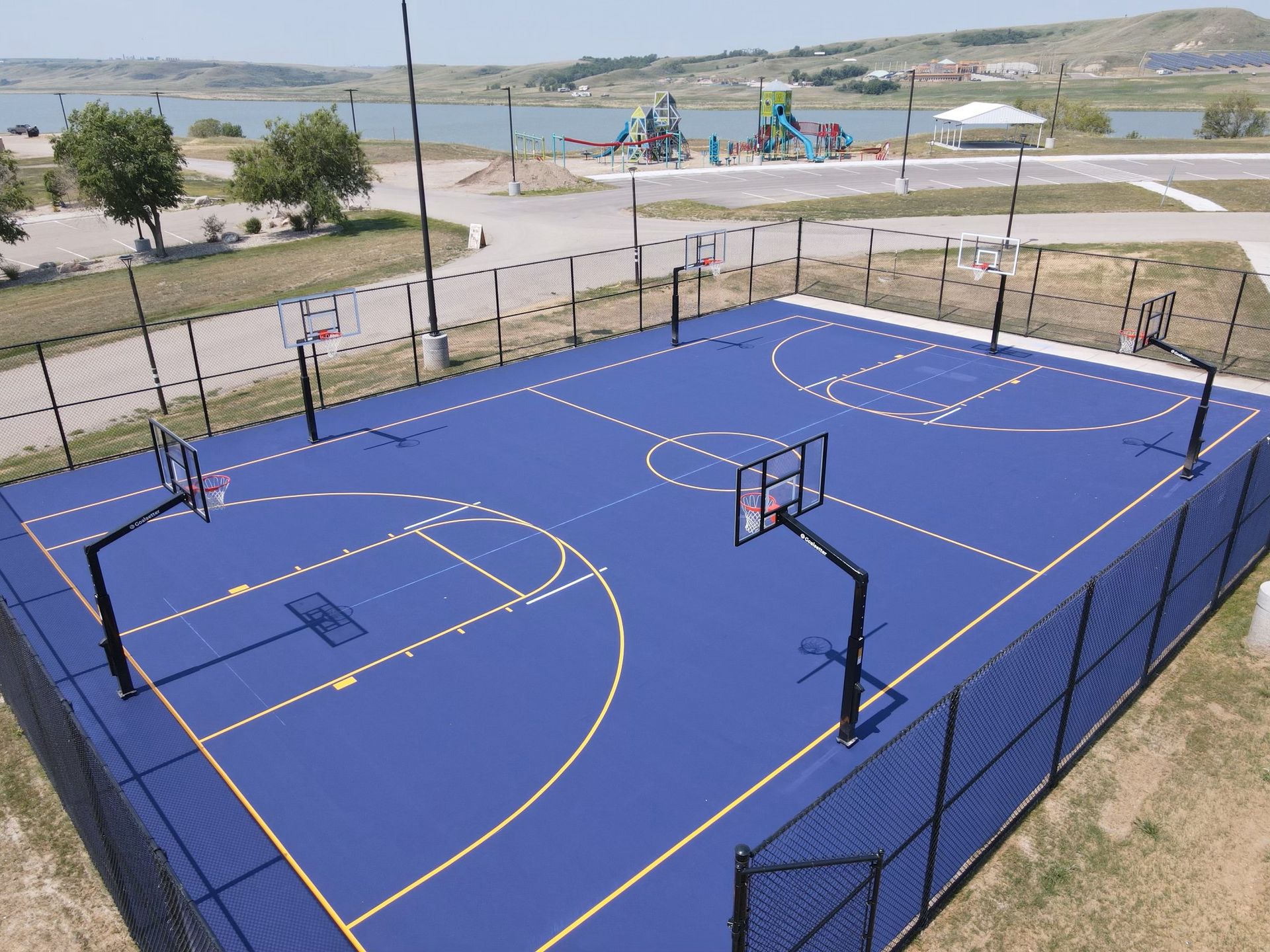 Outdoor Basketball Court