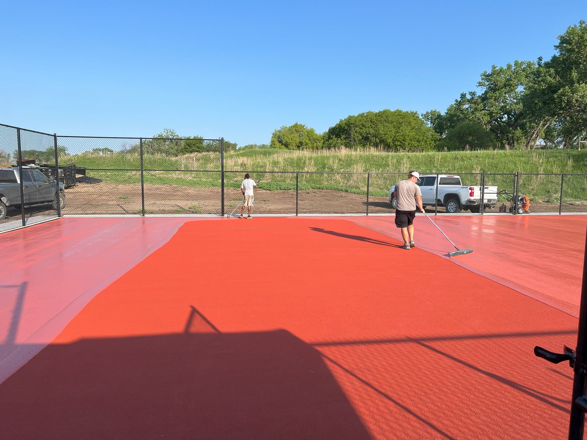 Outdoor Basketball Court