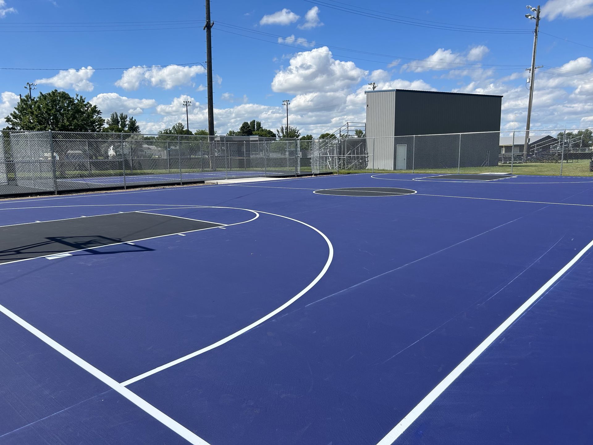 Outdoor Basketball Court