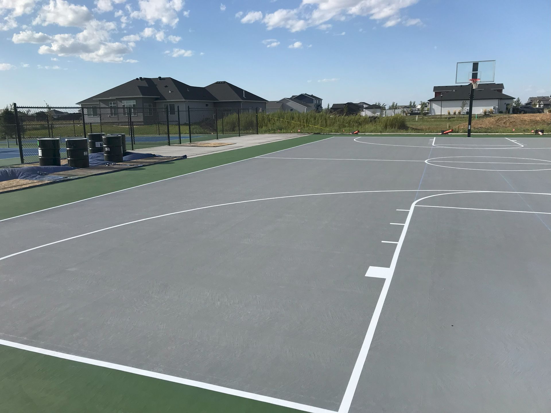 Outdoor Basketball Court