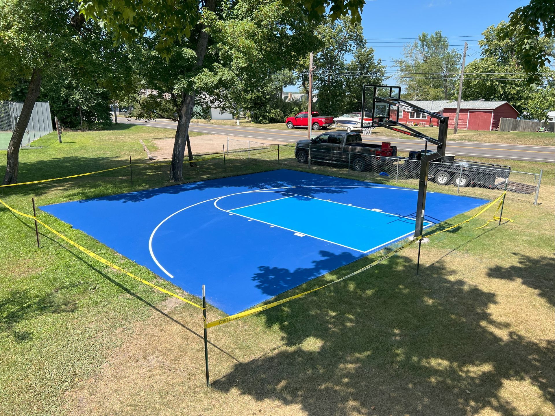 Outdoor Basketball Court