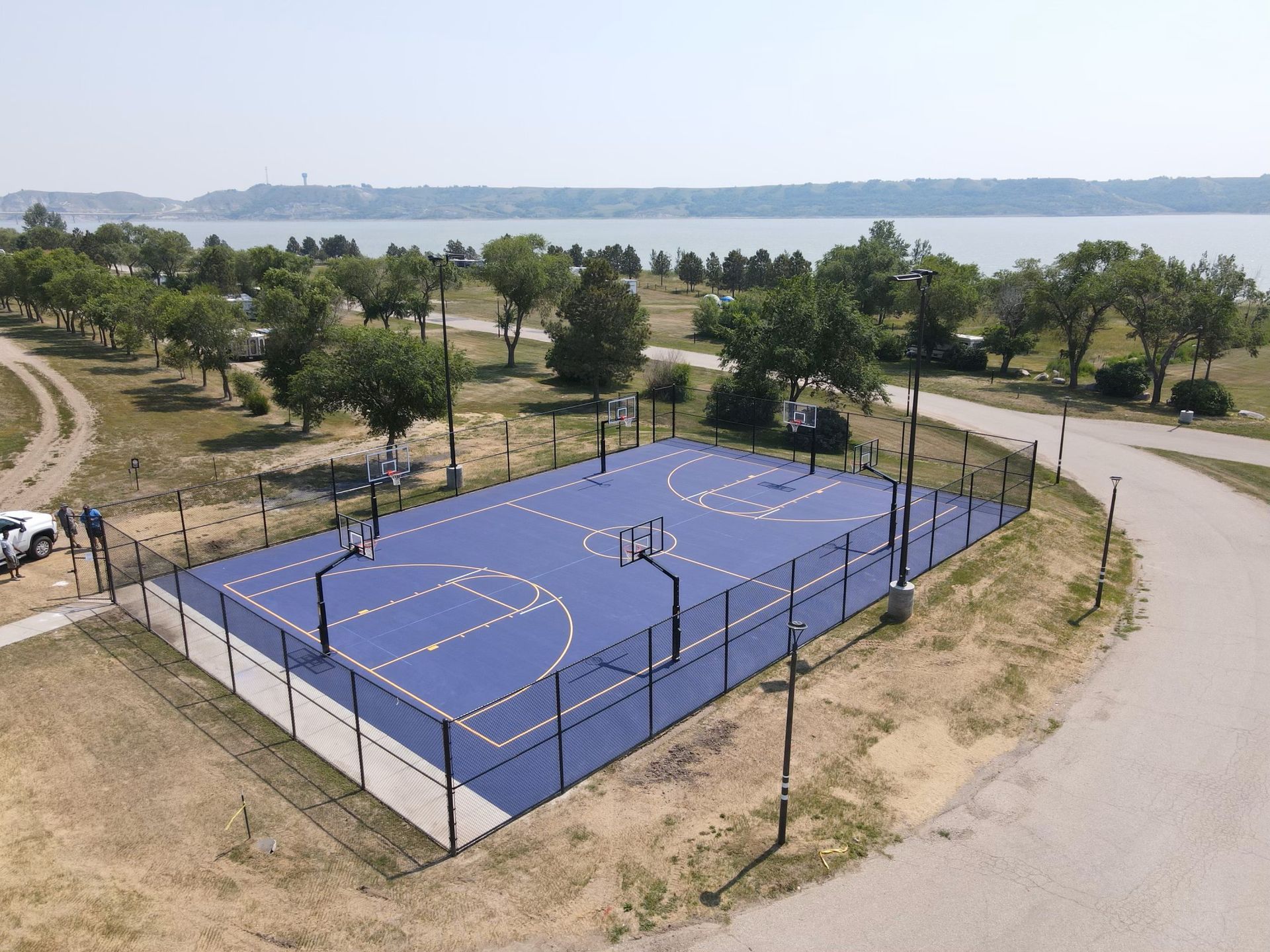 Outdoor Basketball Court