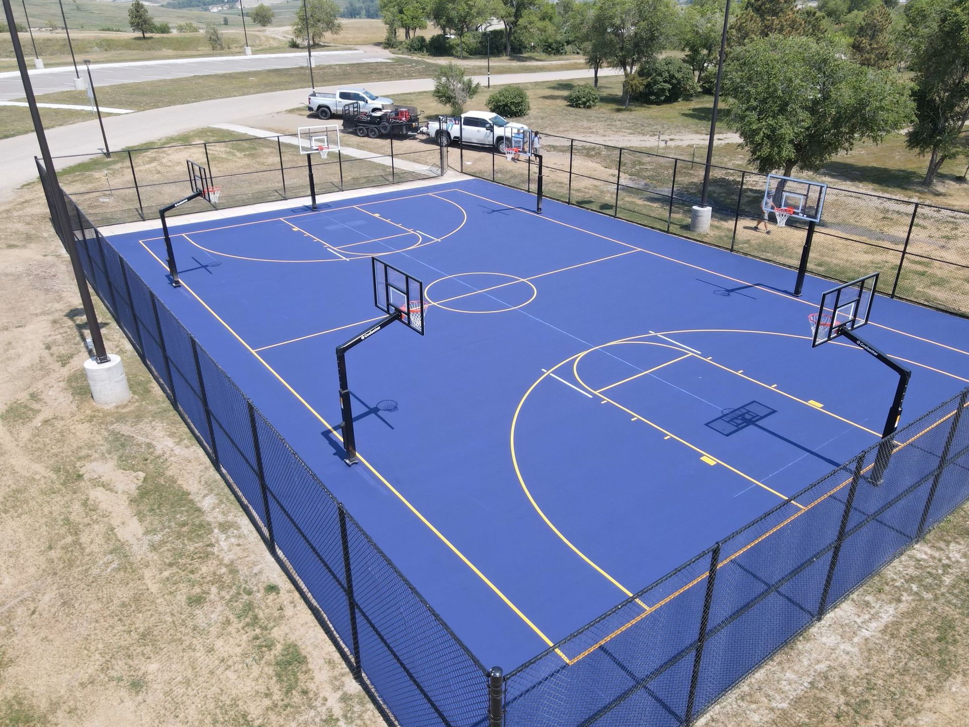 Outdoor Basketball Court