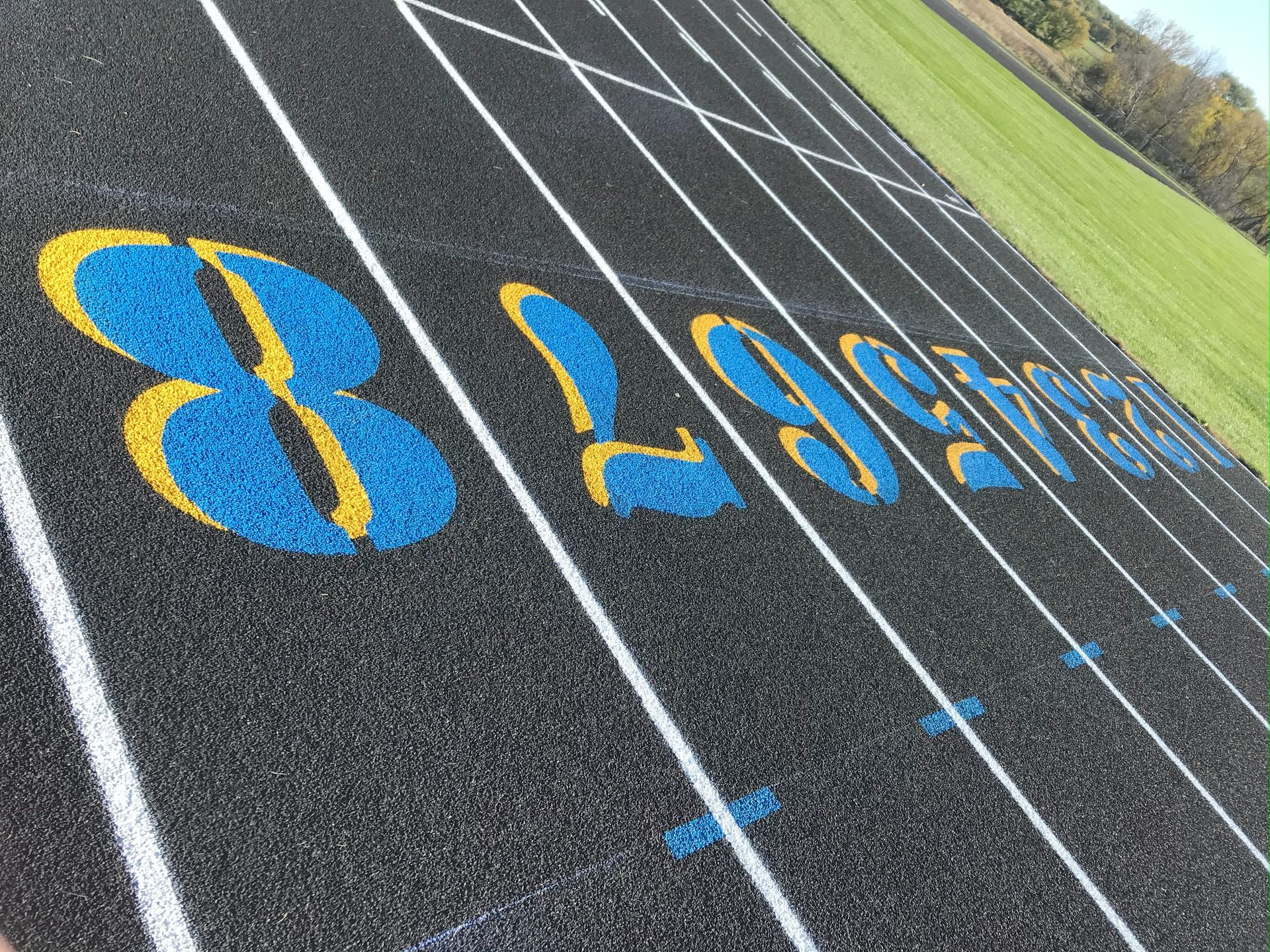 Running Track Striping | JB Surfaces