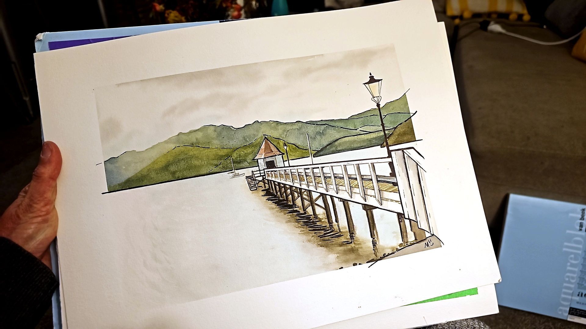 PRINT - Akaroa Harbour #1