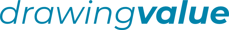 Drawing Value Logo Drawing Value Consulting Service by Margot Korhonen