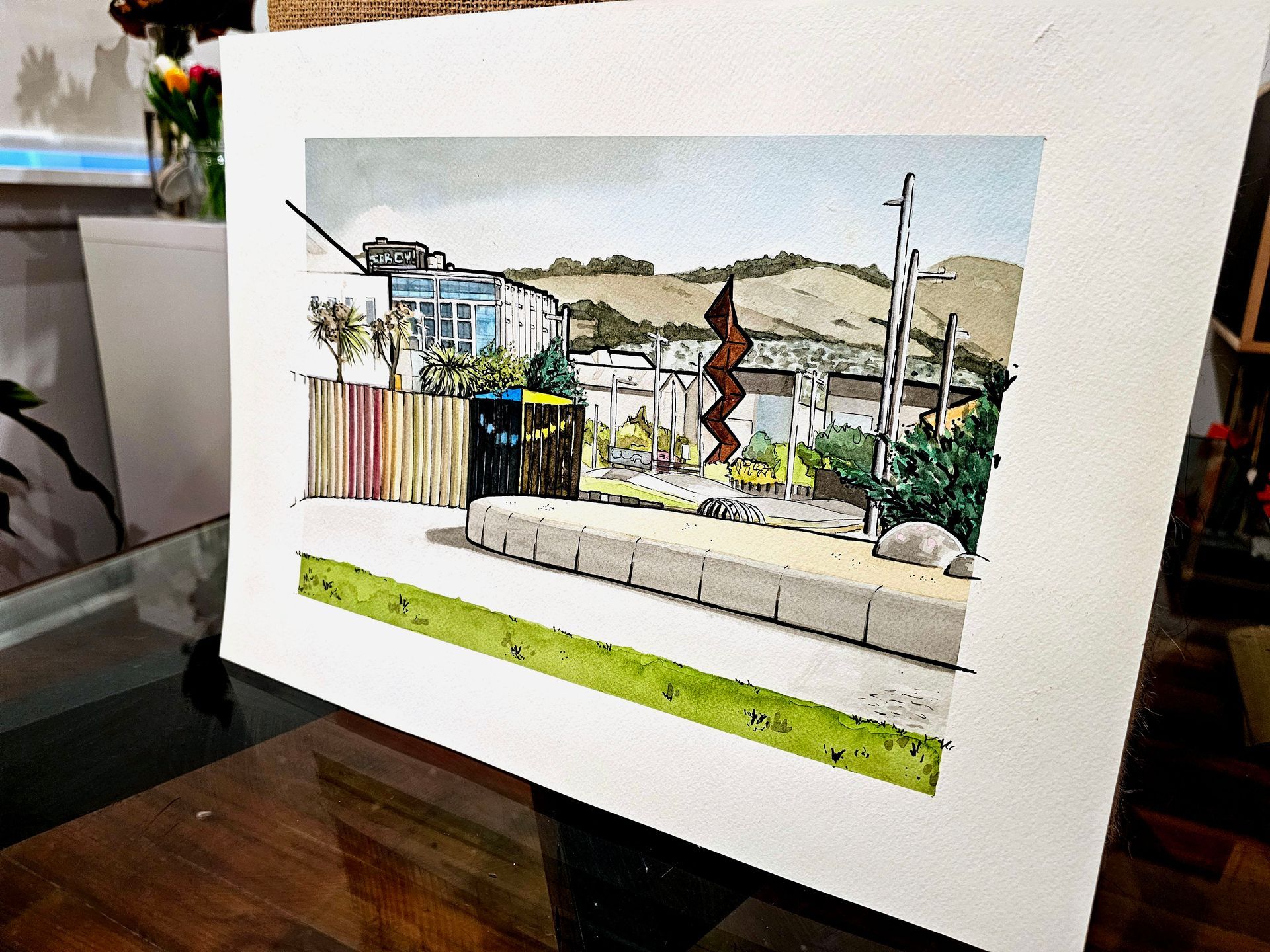 PRINT - Margaret Mahey to Port Hills