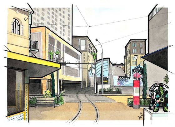 Otautahi, a New Perspective. Watercolour and Ink Paintings by Margot Korhonen - New Regent Street