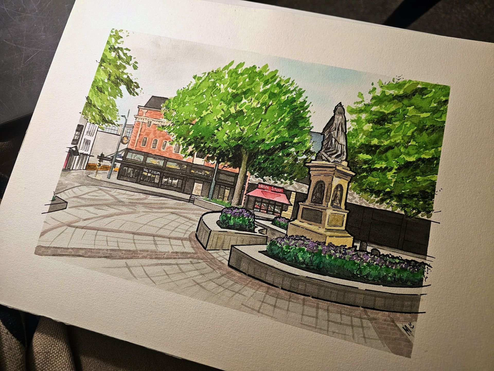 PRINT - Victoria Square, Christchurch
