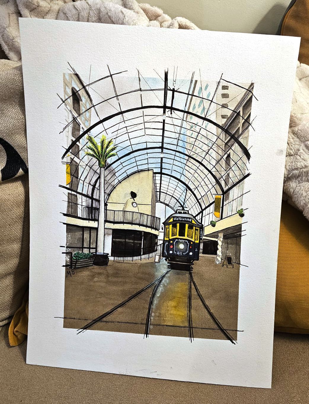 PRINT - The Christchurch Tram #1