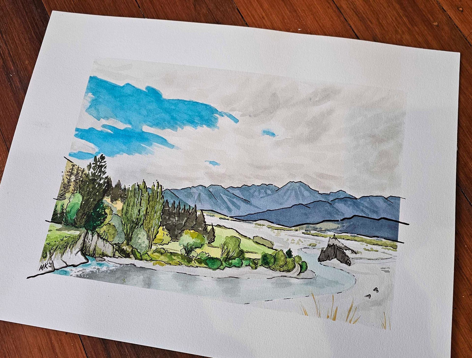 PRINT - Hanmer Springs Lookout