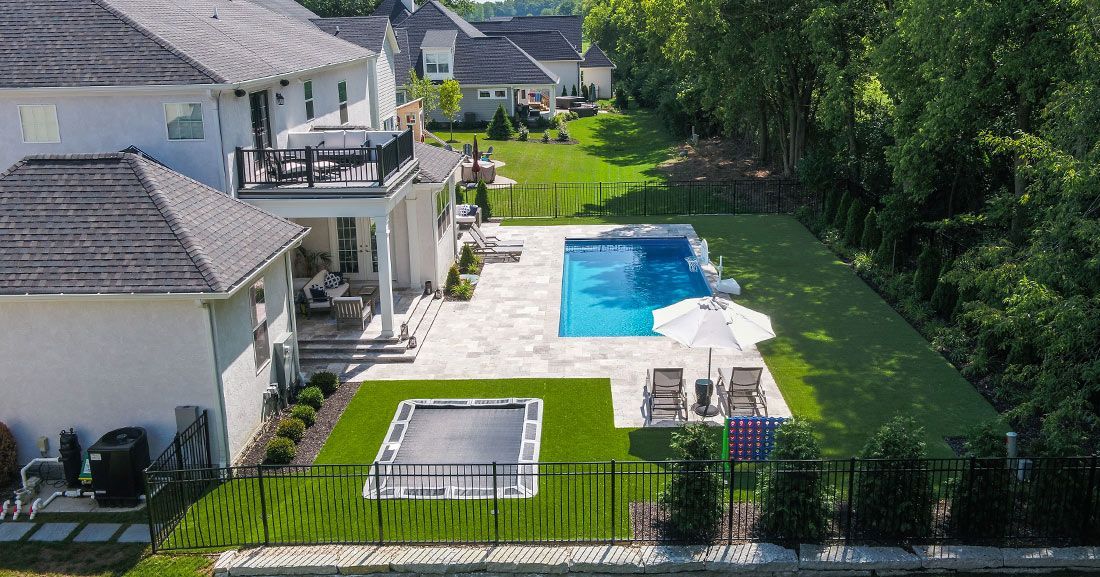 Artificial Turf Backyard Area