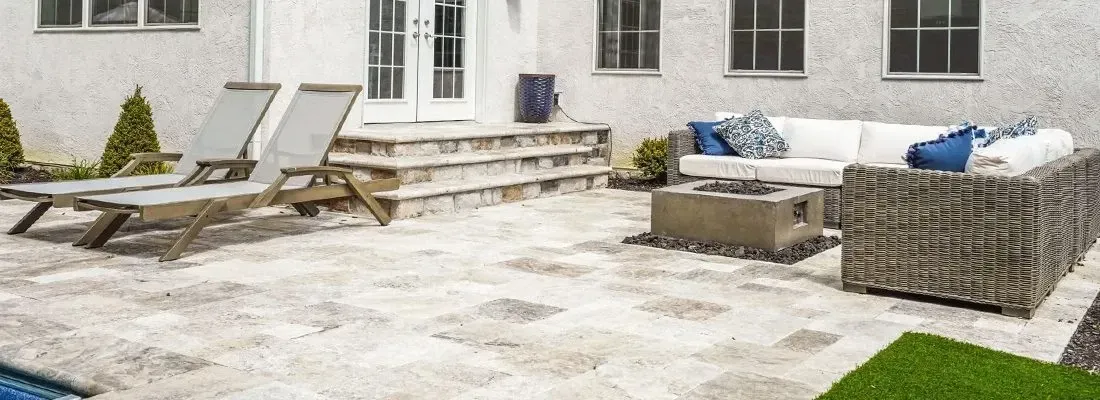 Natural Stone Patio Installation