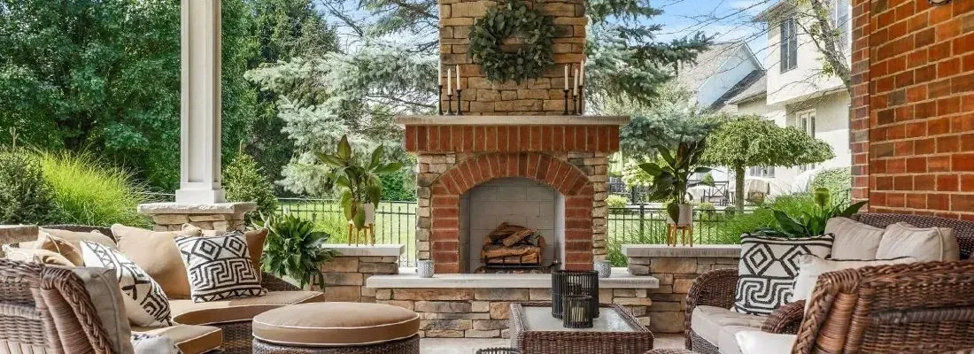 Outdoor Fireplace and Fire Pit Installation