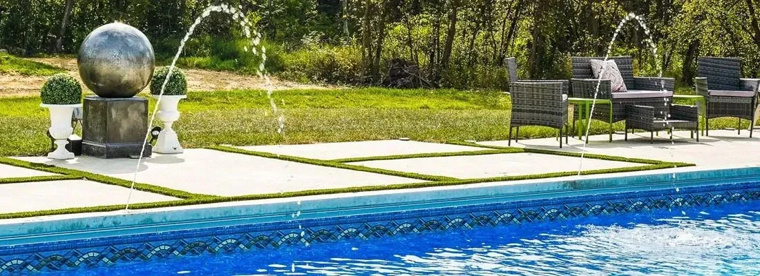 Pool Deck Jet Installation